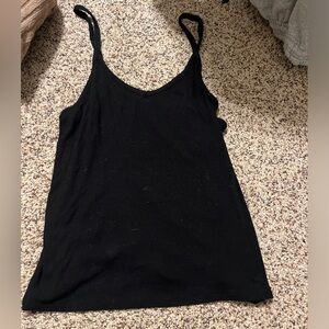 Black American eagle tank top